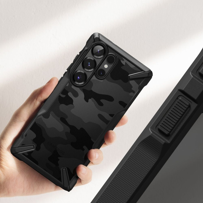 RINGKE FUSION X GALAXY S25 ULTRA CAMO BLACK