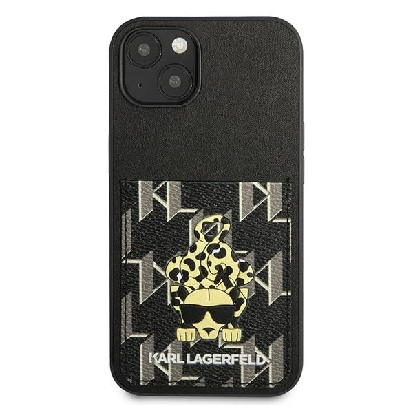 Etui KARL LAGERFELD Apple iPhone 13 Karlimals Cardslot Czarny Hardcase