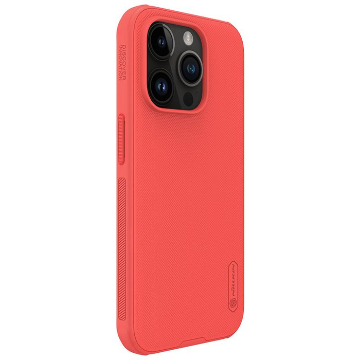 NILLKIN super frosted shield PRO IPHONE 15 PRO (6,1) RED / CZERWONY