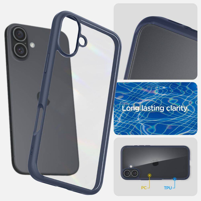 Etui iPhone 16 Spigen Ultra Hybrid Navy Blue