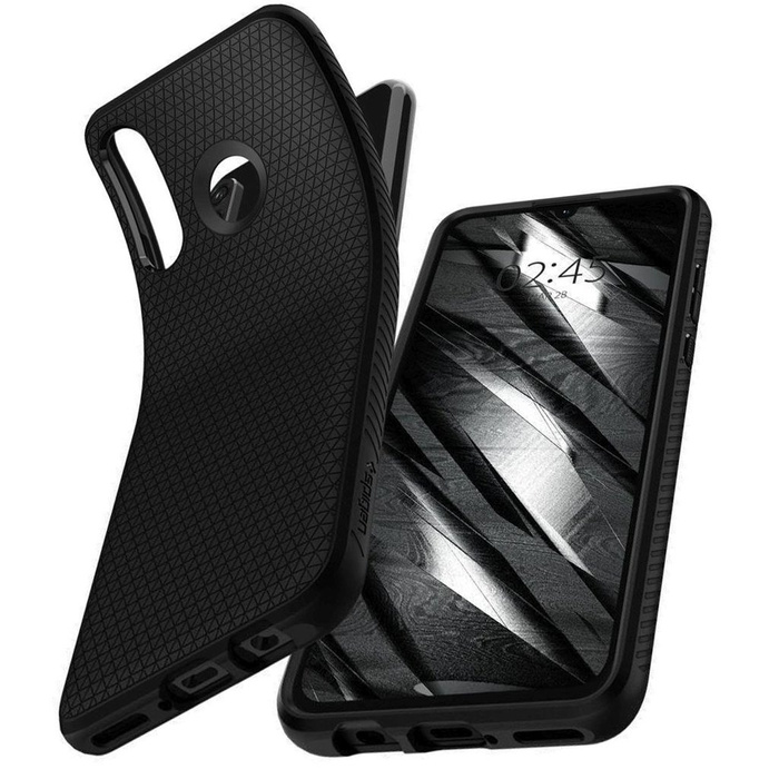 Etui SPIGEN Liquid Air Huawei P30 Lite Black Czarne Case