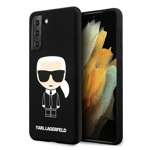 Etui KARL LAGERFELD Samsung Galaxy S21 Plus Silicone Iconic Czarny Hardcase