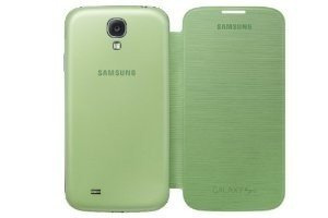 Futerał SAMSUNG Galaxy S4 SIV I9500 I9505 Pokrowiec Flip Etui EF-FI950BGEST1 Lime Limonkowy