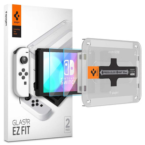 SPIGEN Nintendo Switch Oled Glas.Tr ”ez Fit” 2-Pack Szkło Hartowane