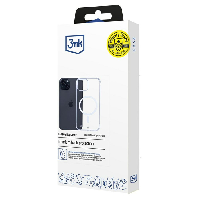 Etui 3MK Just20g MagCase do iPhone 15  Plus