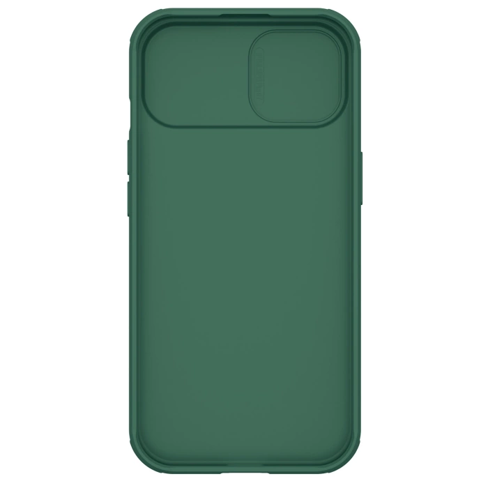 Pancerne etui Nillkin CamShield Pro Magnetic Case do iPhone 15 Plus z osłoną na aparat - zielone