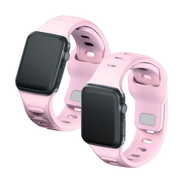 3MK Silicone Watch Strap różowy/powder pink dla Apple Watch 38/40/41mm