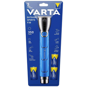 VARTA latarka LED Outdoor sports F30 310lm 18629 + 3 x baterie R14 (Typ C)