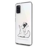 Etui KARL LAGERFELD Samsung Galaxy A41 Choupette Fun Bezbarwny Case