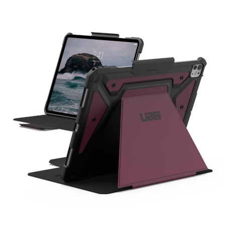 UAG Metropolis SE - obudowa ochronna z uchwytem do Apple Pencil do iPad Pro 13" M4 (2024) (bordeaux)