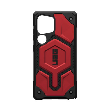 UAG Monarch Pro -  obudowa ochronna do Samsung Galaxy S25 Ultra 5G z wbudowanym modułem magnetycznym (crimson)