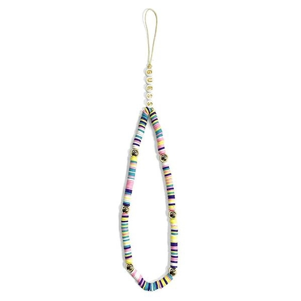 Zawieszka GUESS Phone Strap Heishi Beads Wielokolorowy