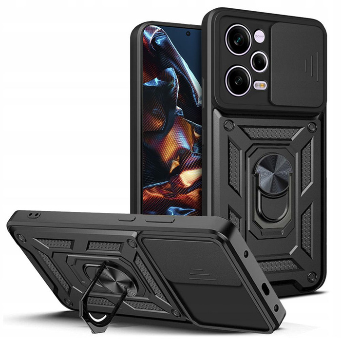 Etui Tech-protect Camshield Pro Xiaomi Redmi Note 12 Pro / Poco X5 Pro 5G Black Case