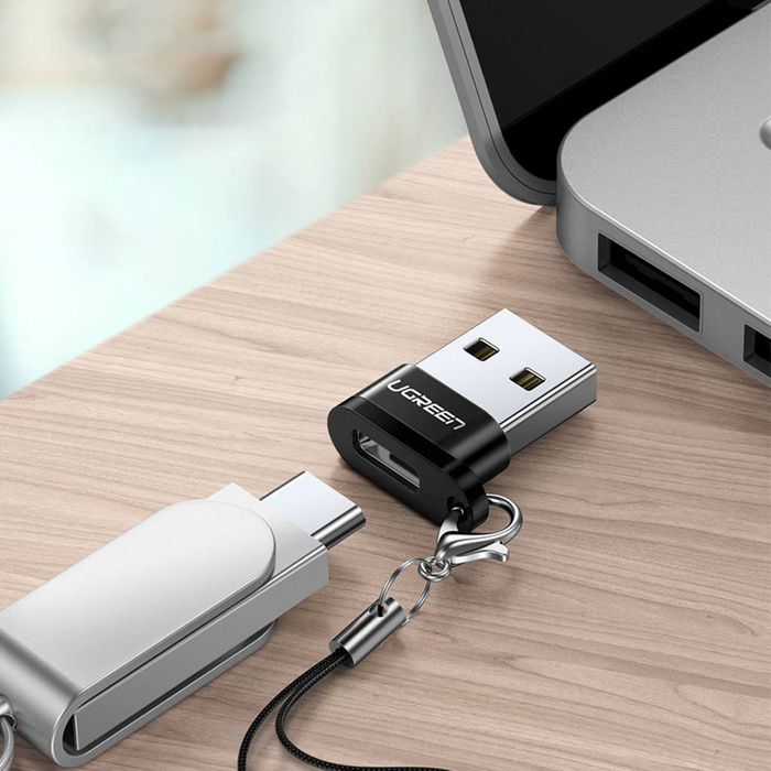 Adapter USB C (żeński) - USB (męski) Ugreen US280 - czarny