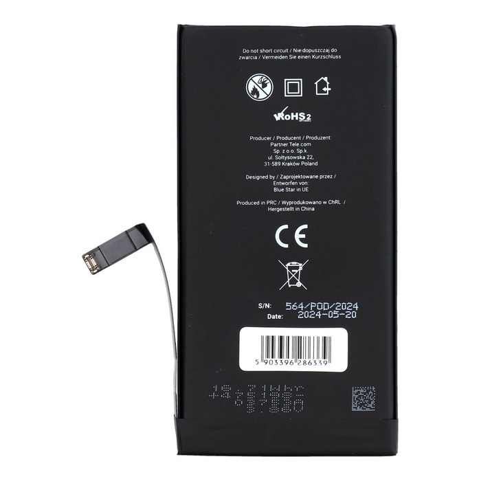 BLUE STAR HQ bateria do IPHONE 14 Plus 4325 mAh