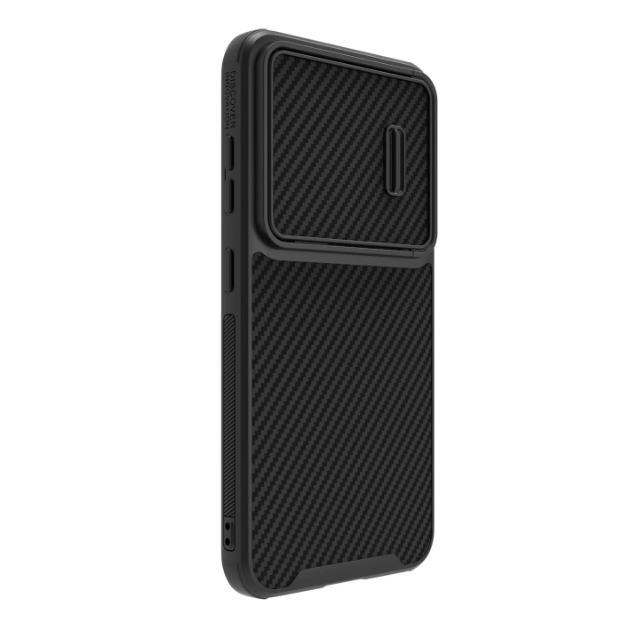 Nillkin Synthetic Fiber S Case etui Samsung Galaxy S23 pokrowiec osłona na aparat czarne