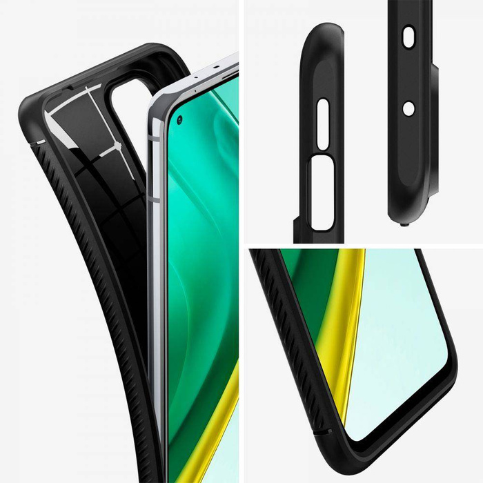 Etui SPIGEN Rugged Armor Xiaomi MI 10T/MI 10T Pro Matte Black Czarne Case