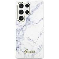 Etui Guess Guhcs23lpcumah S23 Ultra S918 Biały/white Hardcase Marble Case