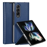 [PO ZWROCIE] Dux Ducis Bril etui Samsung Galaxy Z Fold 3 pokrowiec z klapką portfel na kartę podstawka niebieskie