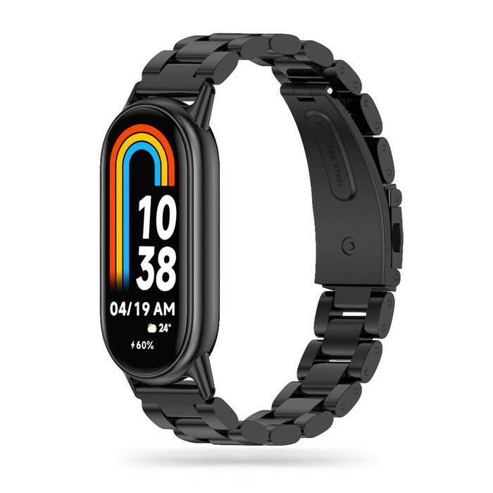 Pasek Tech-protect Stainless Xiaomi Smart Band 8 / 8 Nfc Black Case