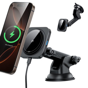 ESR HALOLOCK MAGNETIC MAGSAFE DASHBOARD CAR MOUNT WIRELESS CHARGER QI2 15W BLACK