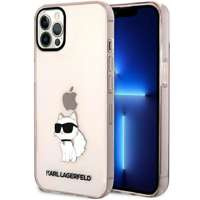 Etui Karl Lagerfeld KLHCP12MHNCHTCP iPhone 12 /12 Pro 6,1" różowy/pink hardcase Ikonik Choupette Case