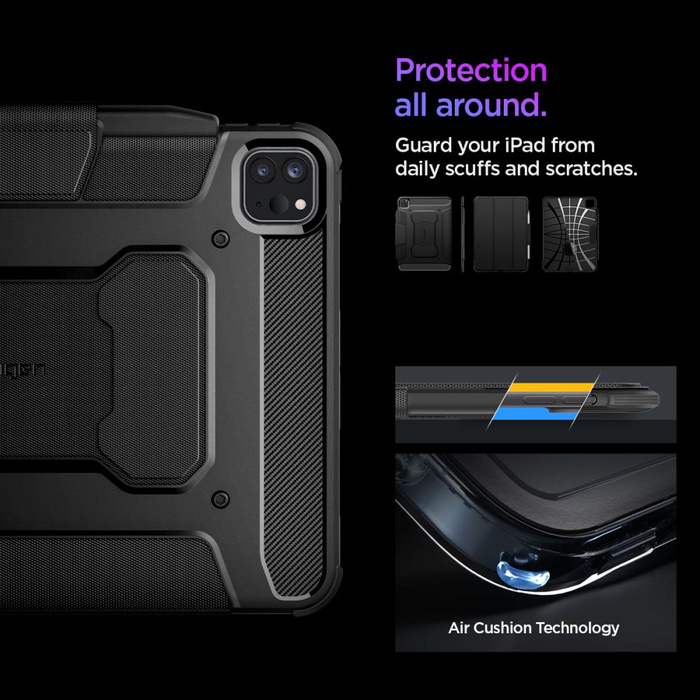 Etui Spigen Rugged Armor ”pro” iPad Pro 11 5 / 2024 Black