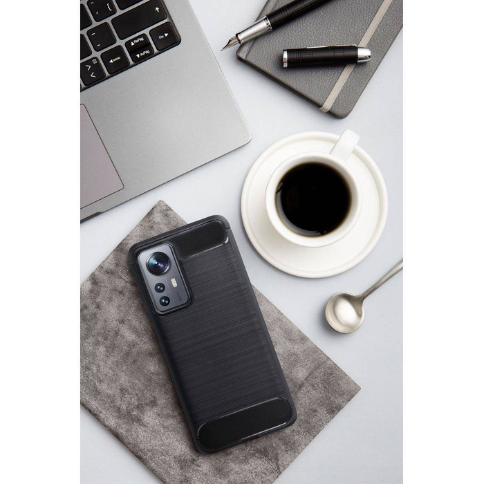 Etui Futerał CARBON do XIAOMI Redmi NOTE 12S czarny Case