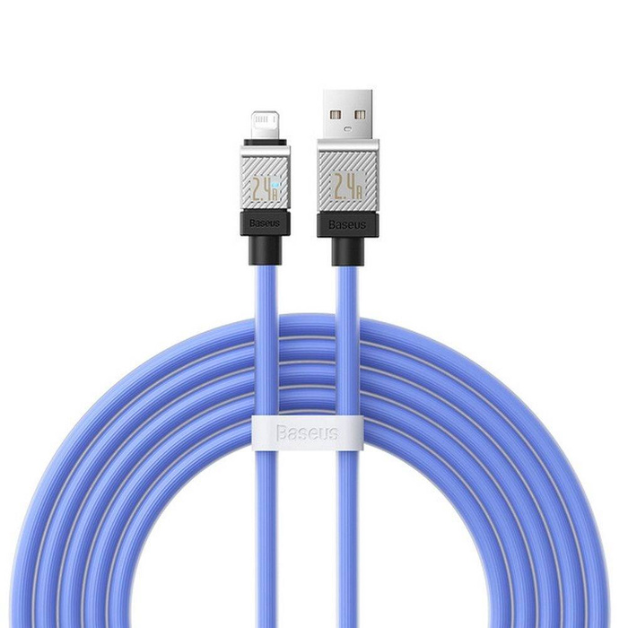 BASEUS kabel USB do Apple Lightning 8-pin CoolPlay 2,4A 2m niebieski CAKW000503