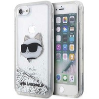 Etui Karl Lagerfeld KLHCI8LNCHCS iPhone 7/8/ SE 2020/2022 srebrny/silver hardcase Glitter Choupette Head Case