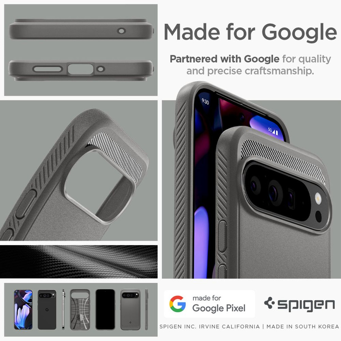 SPIGEN RUGGED ARMOR GOOGLE PIXEL 9 PRO XL MARBLE GREY