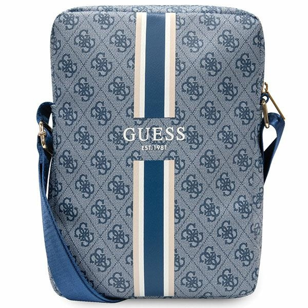 Guess Torba GUTB10P4RPSB 10" niebieski/blue 4G Stripes Tablet Bag