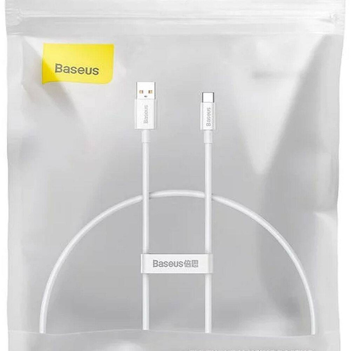 BASEUS kabel USB A do USB-C Length 100W 0,25m biały P10320102214-00