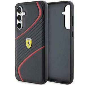 Ferrari FEHCS23FEPTWK Samsung Galaxy S23 FE S711 czarny/black hardcase Twist Metal Logo