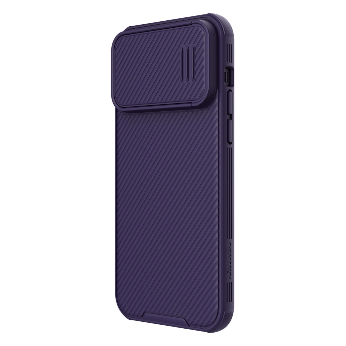 Nillkin CamShield S Case etui iPhone 14 Pro Max pancerny pokrowiec osłona na aparat fioletowe