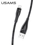 Kabel Pleciony USAMS Apple Lightning 1m 2A U41 SJ391USB01 US-SJ391 Czarny