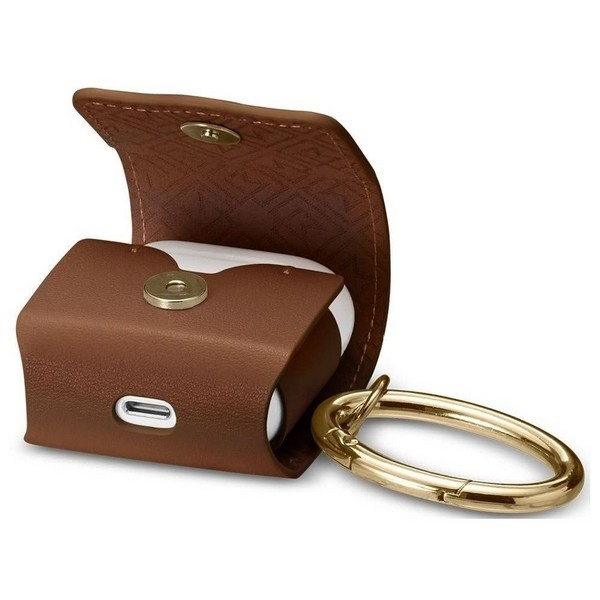 Etui na słuchawki SPIGEN LA Manon Apple Airpods Leather Brown Case