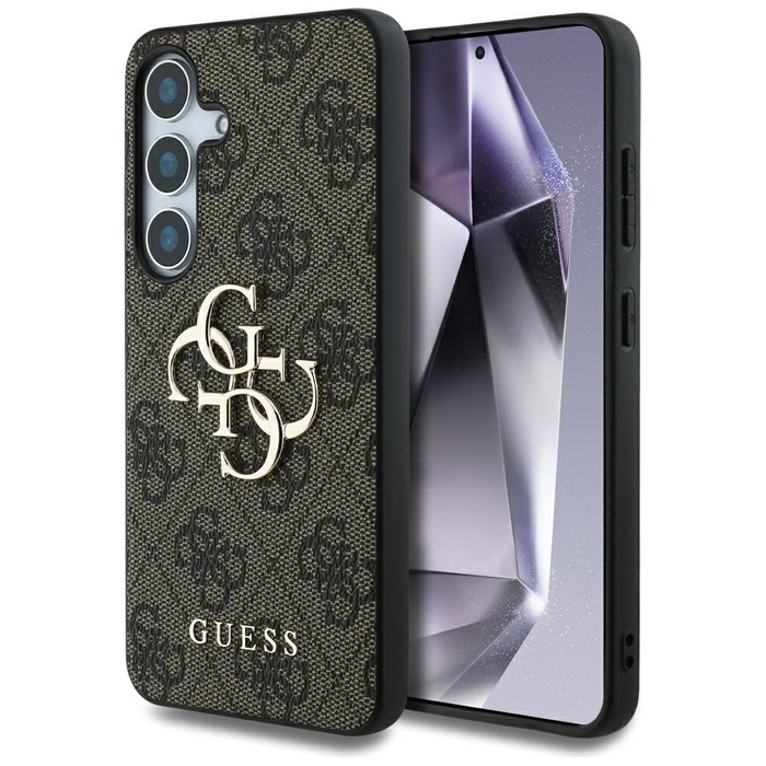 Etui Guess Big 4G Logo Classic Logo do    Samsung Galaxy S25+ brązowy