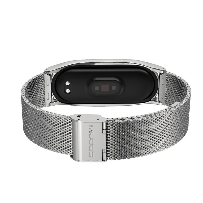 Bransoleta TECH-PROTECT Milaneseband Xiaomi Mi Band 5 Silver Srebrna