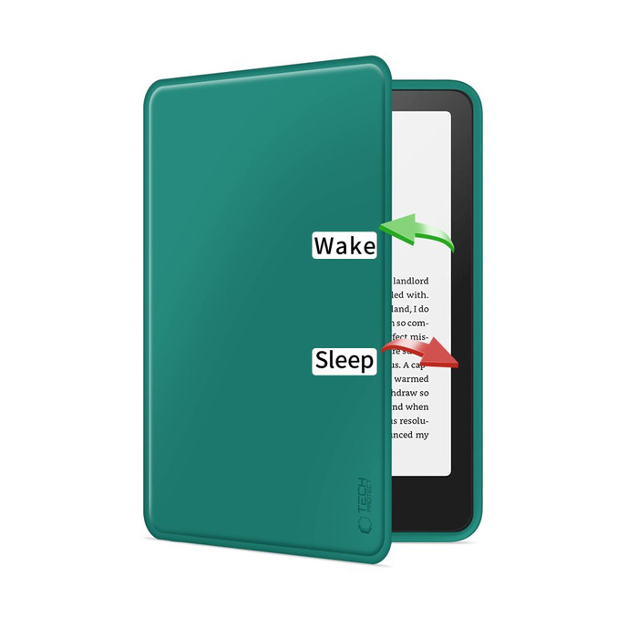 TECH-PROTECT SMARTCASE KINDLE PAPERWHITE VI / 6 / COLORSOFT / SIGNATURE EDITION JADE GREEN