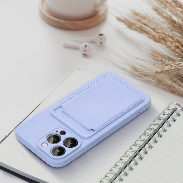 Etui Futerał CARD CASE do XIAOMI Redmi 12 4G fioletowy Case