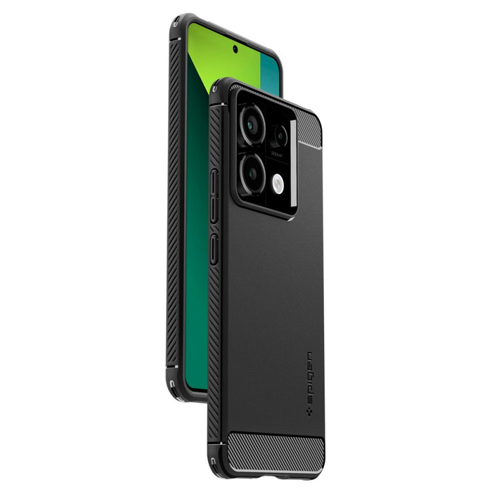 Etui Spigen Rugged Armor Xiaomi Redmi Note 13 Pro 5g / Poco X6 5g Matte Black Case