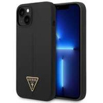 Etui GUESS Apple iPhone 14 Plus Silicone Triangle Czarny Hardcase