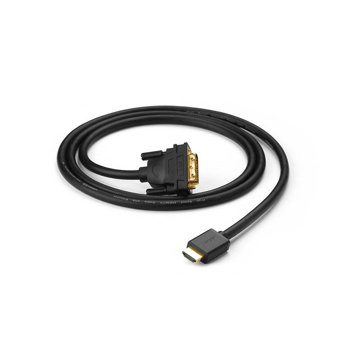 Ugreen kabel przewód HDMI - DVI 4K 60Hz 30AWG 1m czarny (30116)