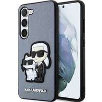 Etui Karl Lagerfeld KLHCS23MSANKCPG S23 Plus S916 hardcase szary/grey Saffiano Karl & Choupette Case