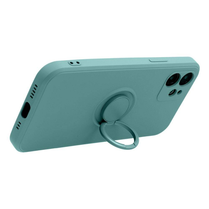 Etui Futerał SILICONE RING do XIAOMI Redmi NOTE 12S  zielony Case