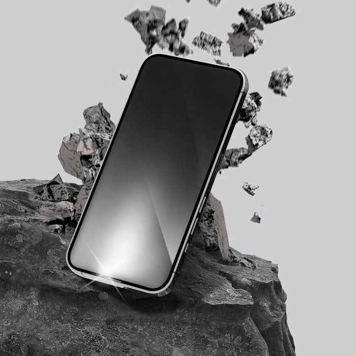 Szkło Hartowane Forcell Ultra Clear Glass - do Iphone 13 Pro Max / 14 Plus czarny