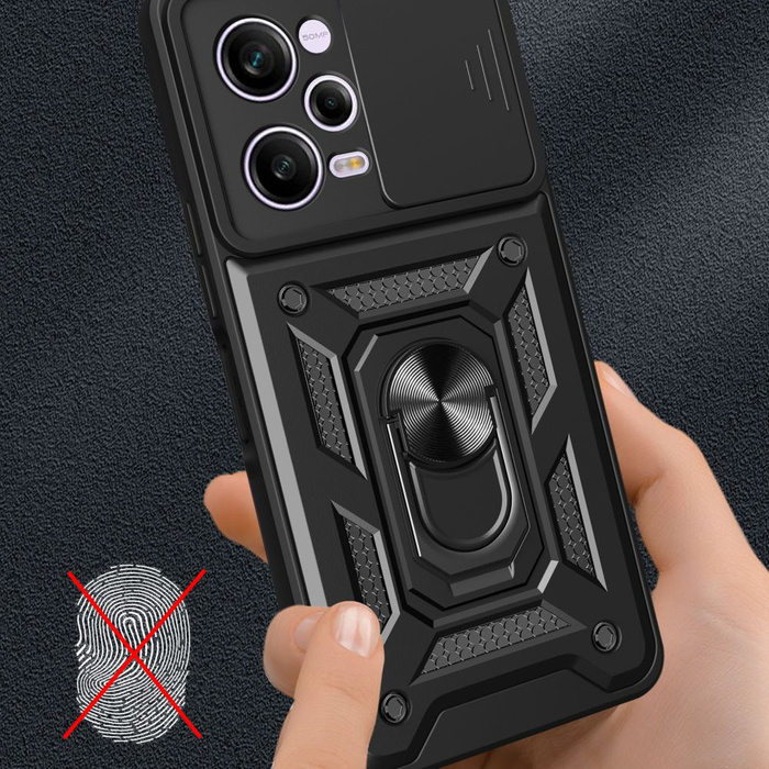 Etui Tech-protect Camshield Pro Xiaomi Redmi Note 12 Pro / Poco X5 Pro 5G Black Case