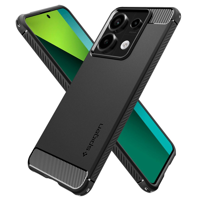 Etui Spigen Rugged Armor Xiaomi Redmi Note 13 Pro 5g / Poco X6 5g Matte Black Case