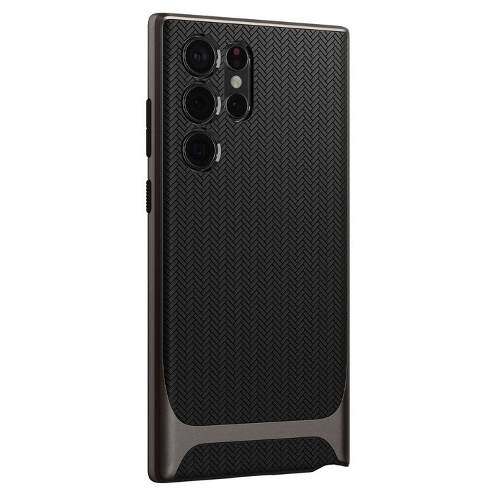 ETUI Spigen S22 ULTRA Neo Hybrid Gunmetal Czarny Case